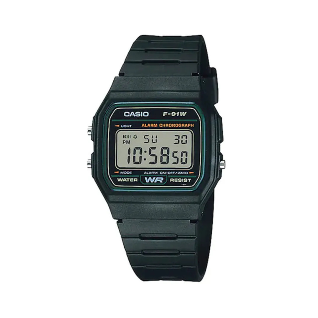 RELOJ UNISEX CASIO F-91W-3DG RELOJ UNISEX CASIO F-91W-3DG - Image 1