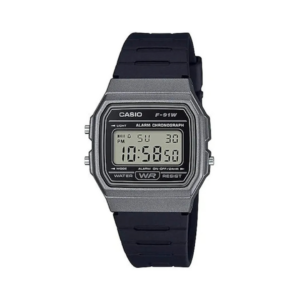 RELOJ UNISEX CASIO F-91WM-1BDF - NEGRO