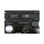 SWISSCARD LITE VICOTRINOX, NEGRA TRANSPARENTE 0.7333.T3